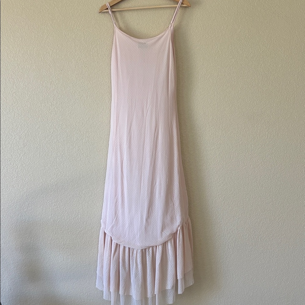 Mia Joy, Joyfolie Elegant Pink Sleeveless Ruffle Dress - Picture 4 of 4